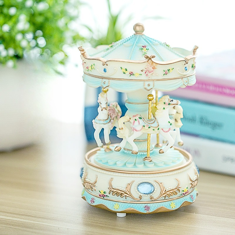 Handmade Resin Carousel Music  – Snow Globe Musical recenzja i cena