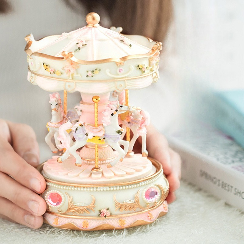 Handmade Resin Carousel Music  – Snow Globe Musical recenzja i cena