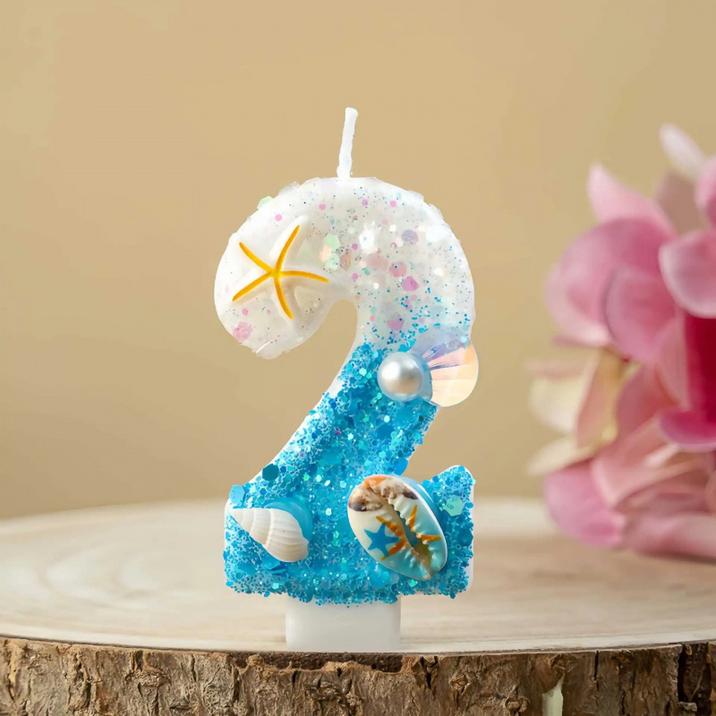Shell-shaped Starfish Digital  – Holiday Candle Set recenzja i cena