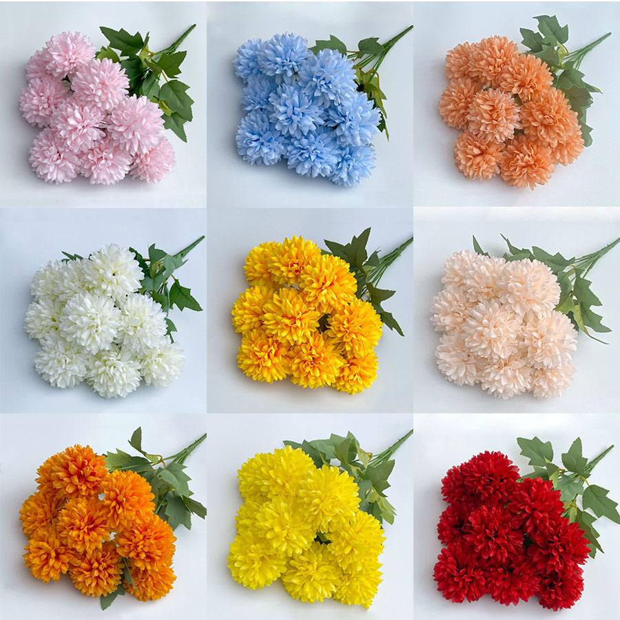 Artificial Flower Bouquet Chry – Christmas Wreath Fake recenzja i cena