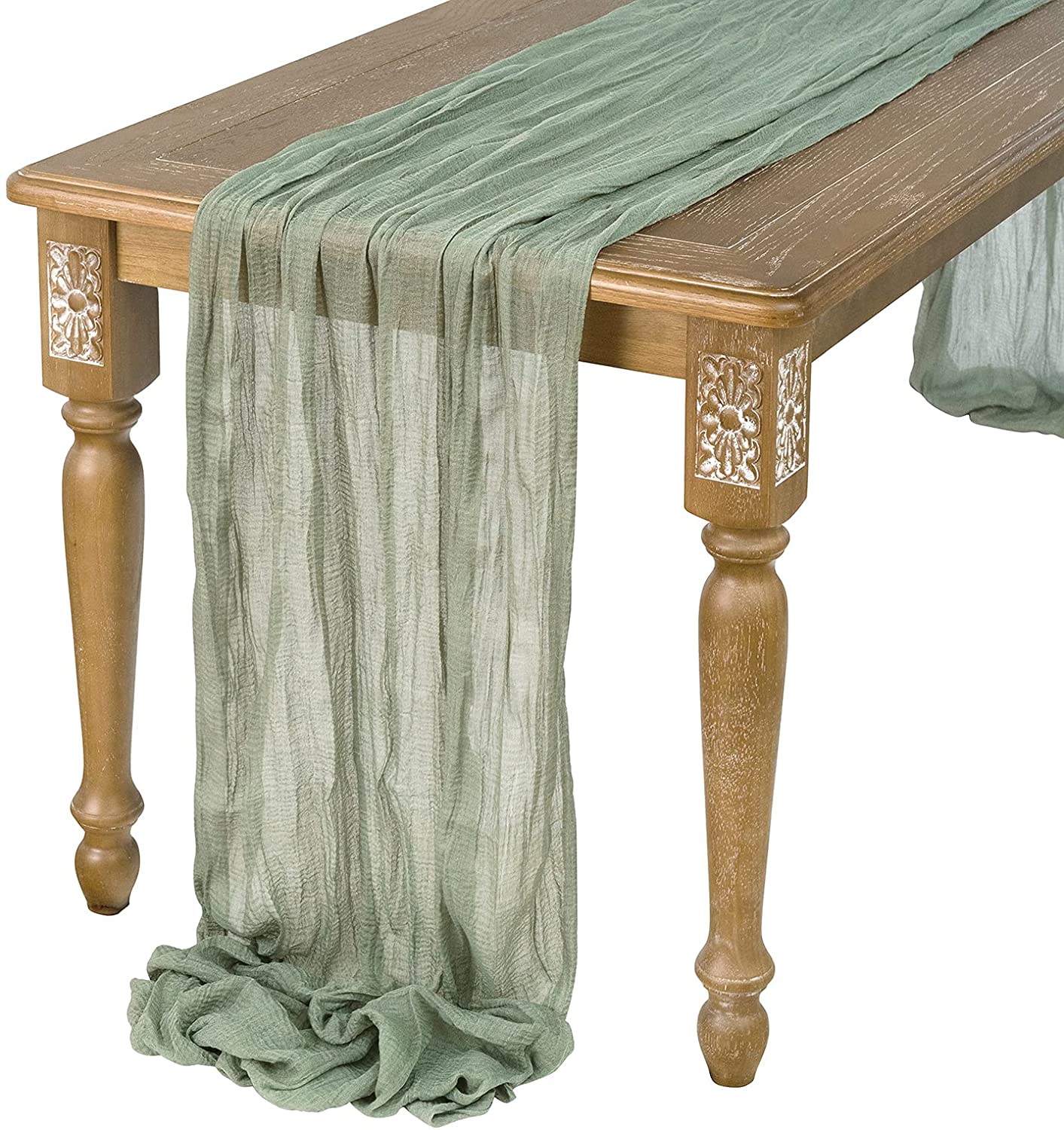 Semi-Sheer Gauze Wedding Party – Christmas Table Runner recenzja i cena