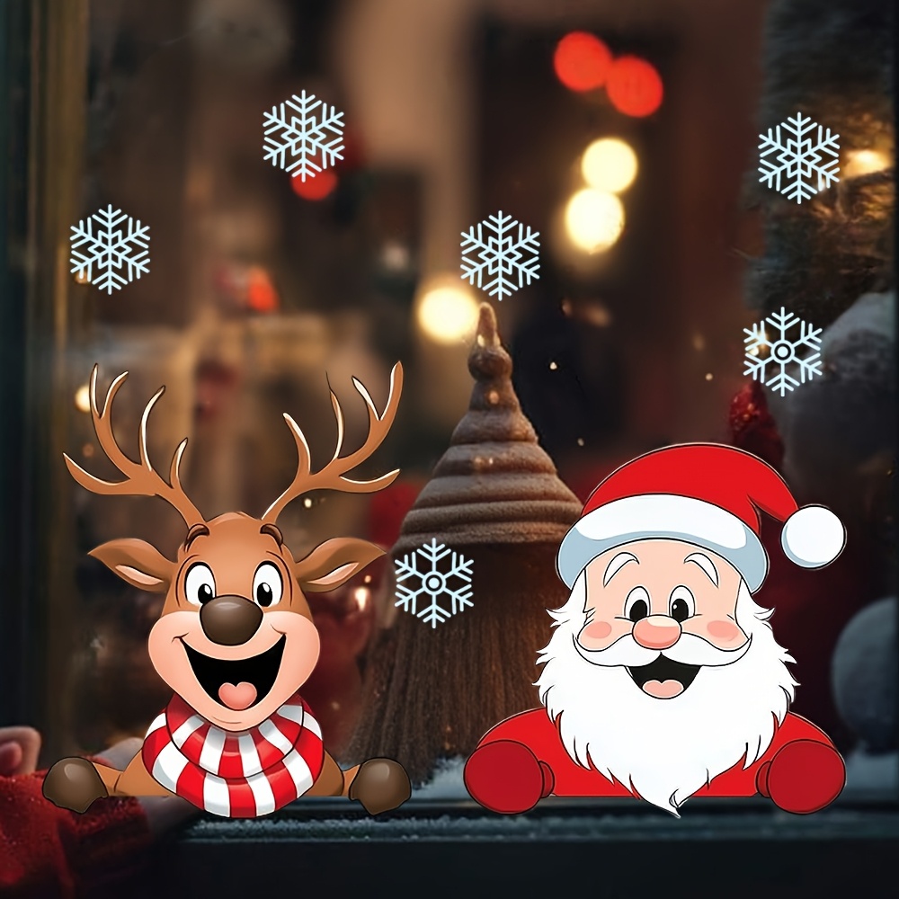 Festive Christmas Window Stick – Snowflake Window Decal recenzja i cena