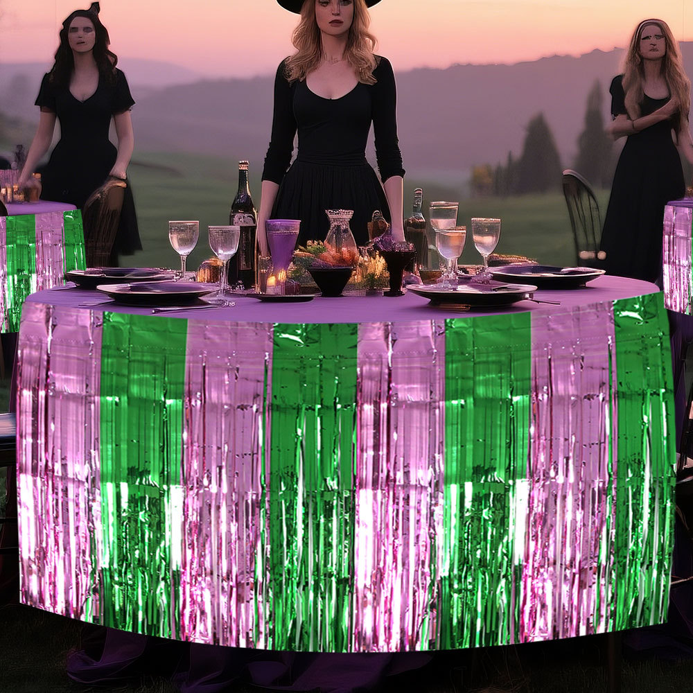 Wicked Witch Party Table Decor – Tinsel Garland Decoration recenzja i cena