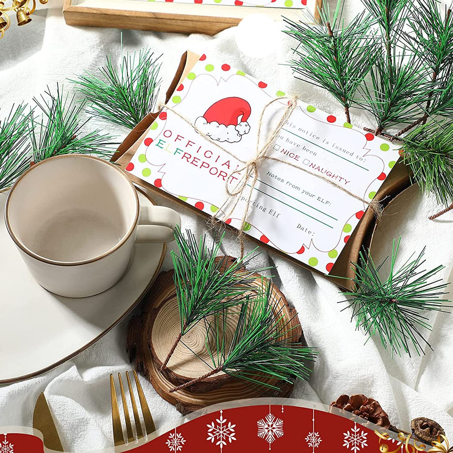 Fake Tree Leaves Branches Arti – Christmas Wreath Fake recenzja i cena