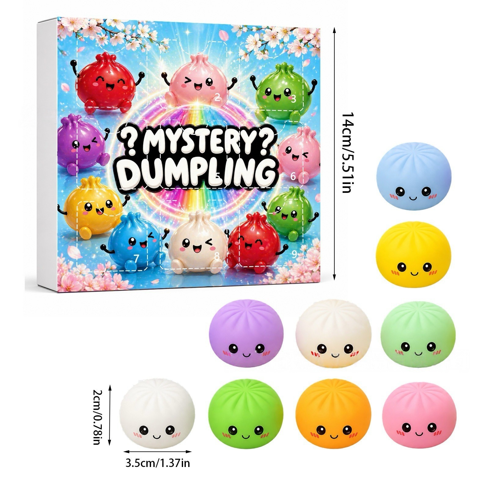 Kawaii Squishy Dumpling Advent – Advent Calendar Gift recenzja i cena