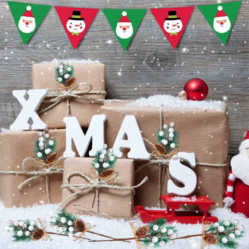 Christmas Artificial White Ber – Christmas Wreath Fake recenzja i cena