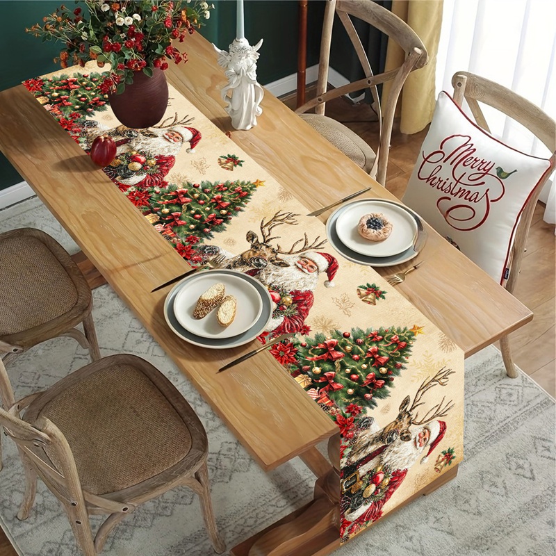 Vintage Christmas Table Runner – Christmas Table Runner recenzja i cena
