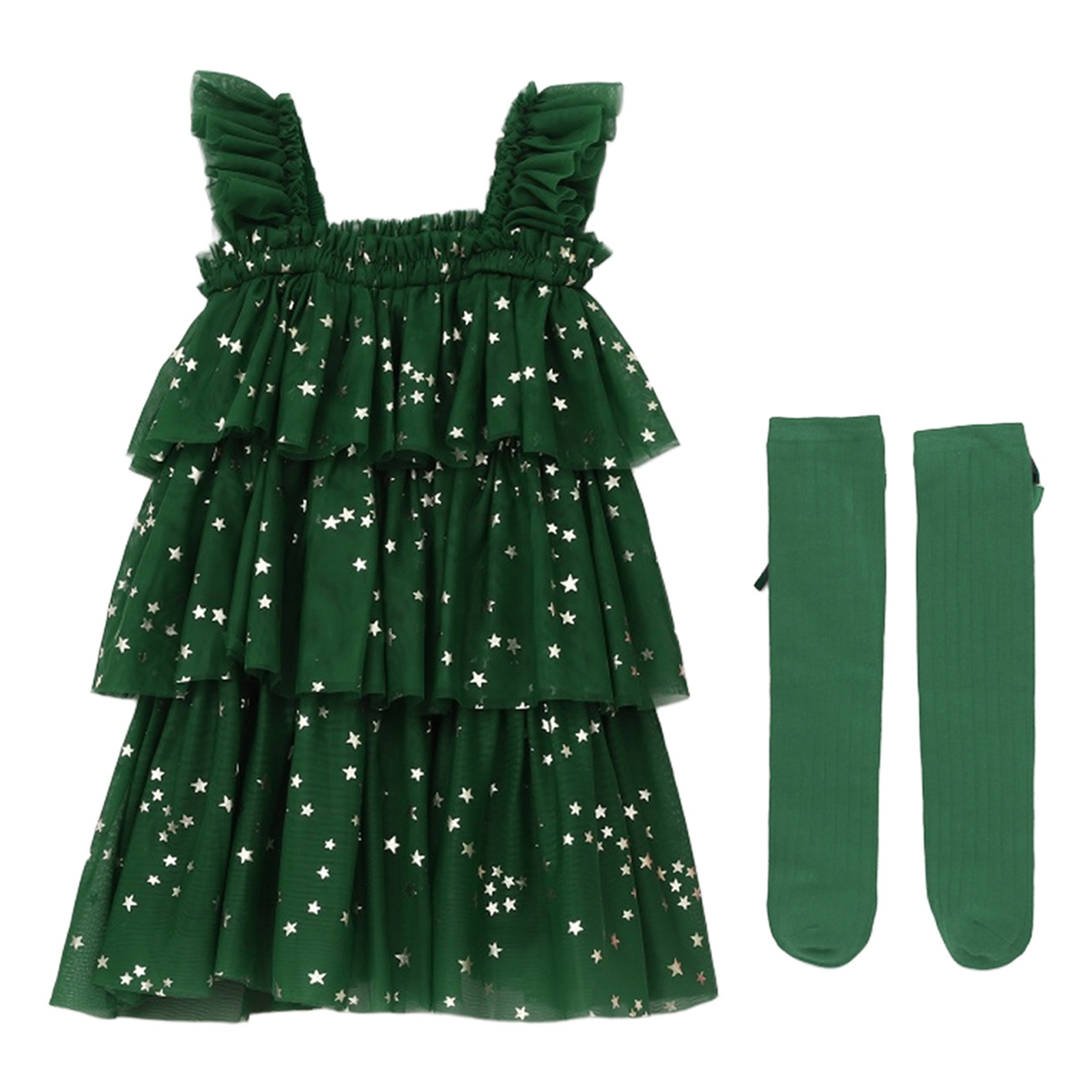 Toddler Girls Christmas Tree E – Elf Costume Christmas recenzja i cena