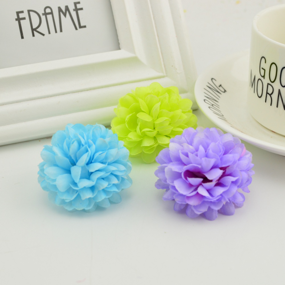 200PCS 5CM Silk Chrysanthemum  – Christmas Wreath Fake recenzja i cena
