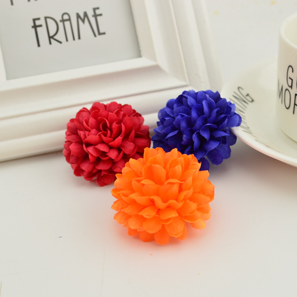 200PCS 5CM Silk Chrysanthemum  – Christmas Wreath Fake recenzja i cena