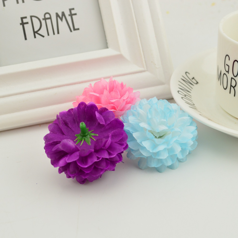200PCS 5CM Silk Chrysanthemum  – Christmas Wreath Fake recenzja i cena