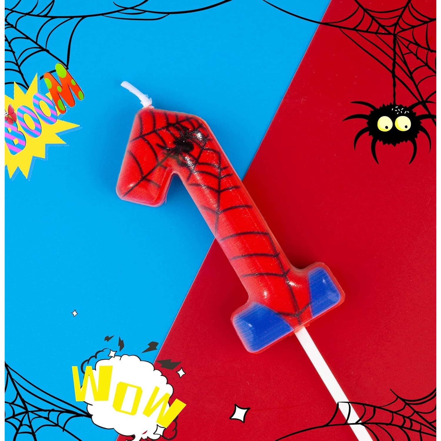 Spider Party 0-9 Birthday Cand – Holiday Candle Set recenzja i cena