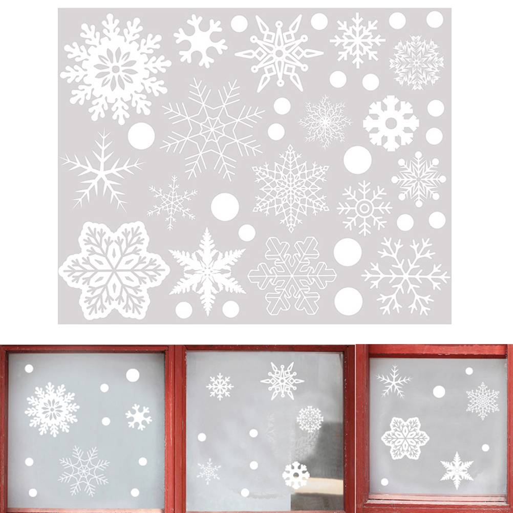 37PCS Gift Xmas Festival Suppl – Snowflake Window Decal recenzja i cena