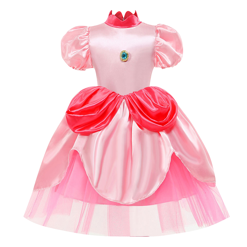 2026 Summer Girls Pink Peach P – Elf Costume Christmas recenzja i cena