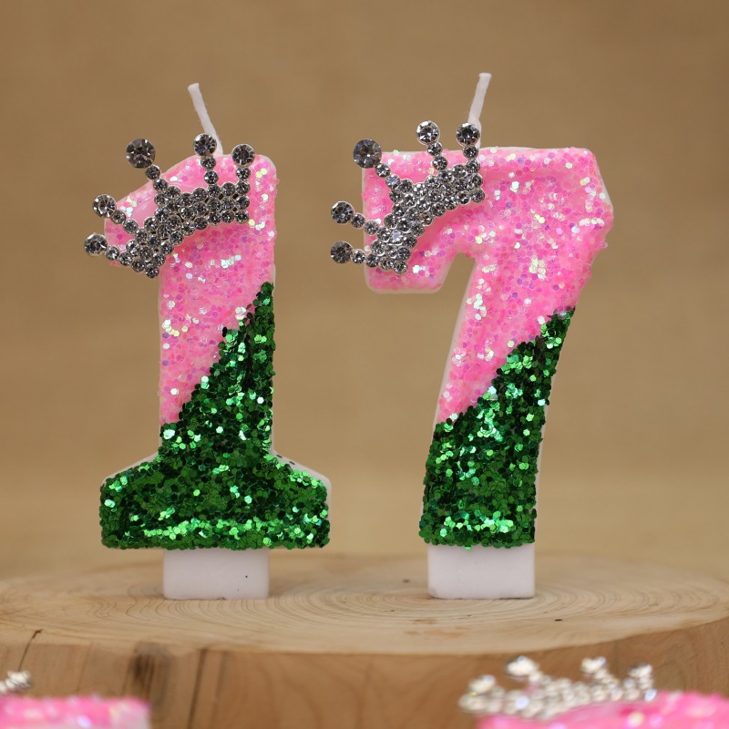 Sparkling Light Green Princess – Holiday Candle Set recenzja i cena