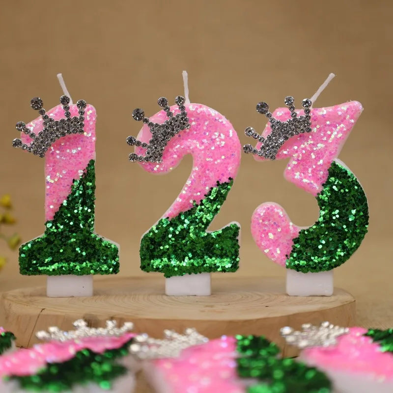 Sparkling Light Green Princess – Holiday Candle Set recenzja i cena