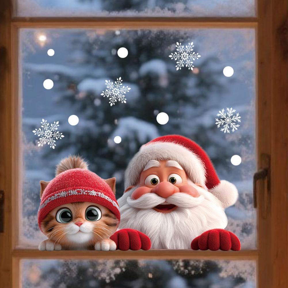 2pcs Christmas Window Clings S – Snowflake Window Decal recenzja i cena