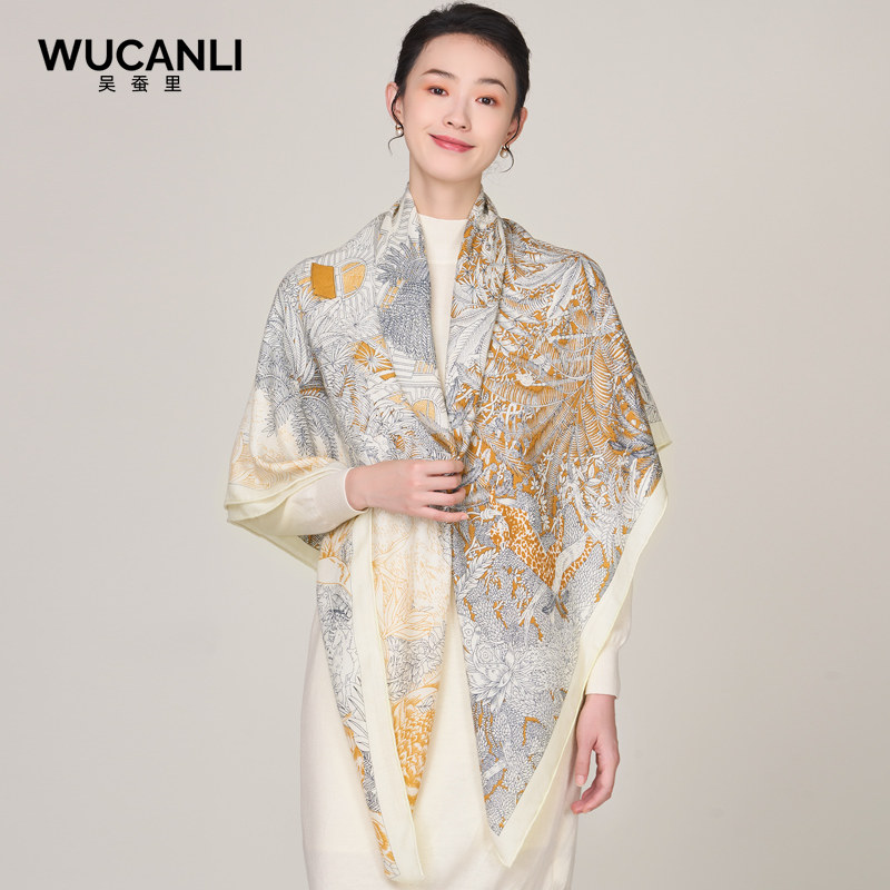 Silk & Wool Scarf Gift Box, Ca – Gift Box Wrap Set recenzja i cena