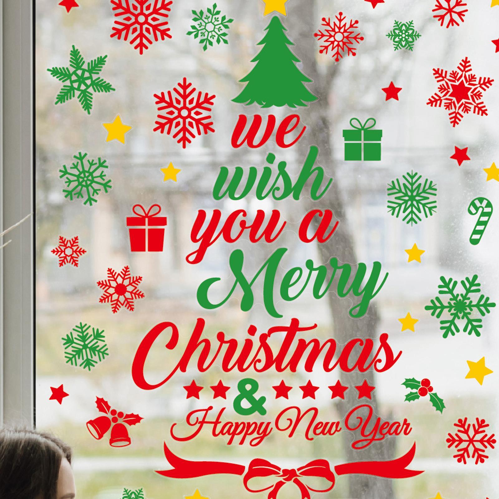 3 Pieces Christmas wall sticke – Snowflake Window Decal recenzja i cena