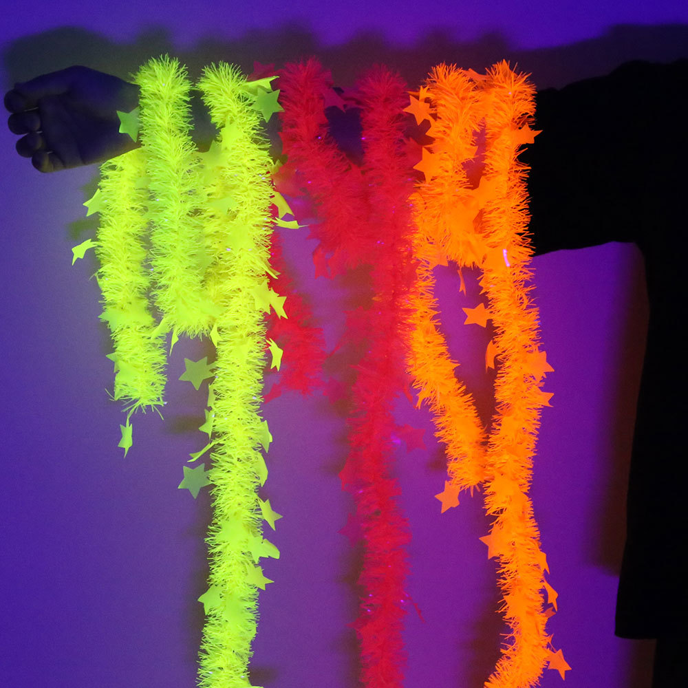 Birthday Theme Fluorescent Mac – Tinsel Garland Decoration recenzja i cena