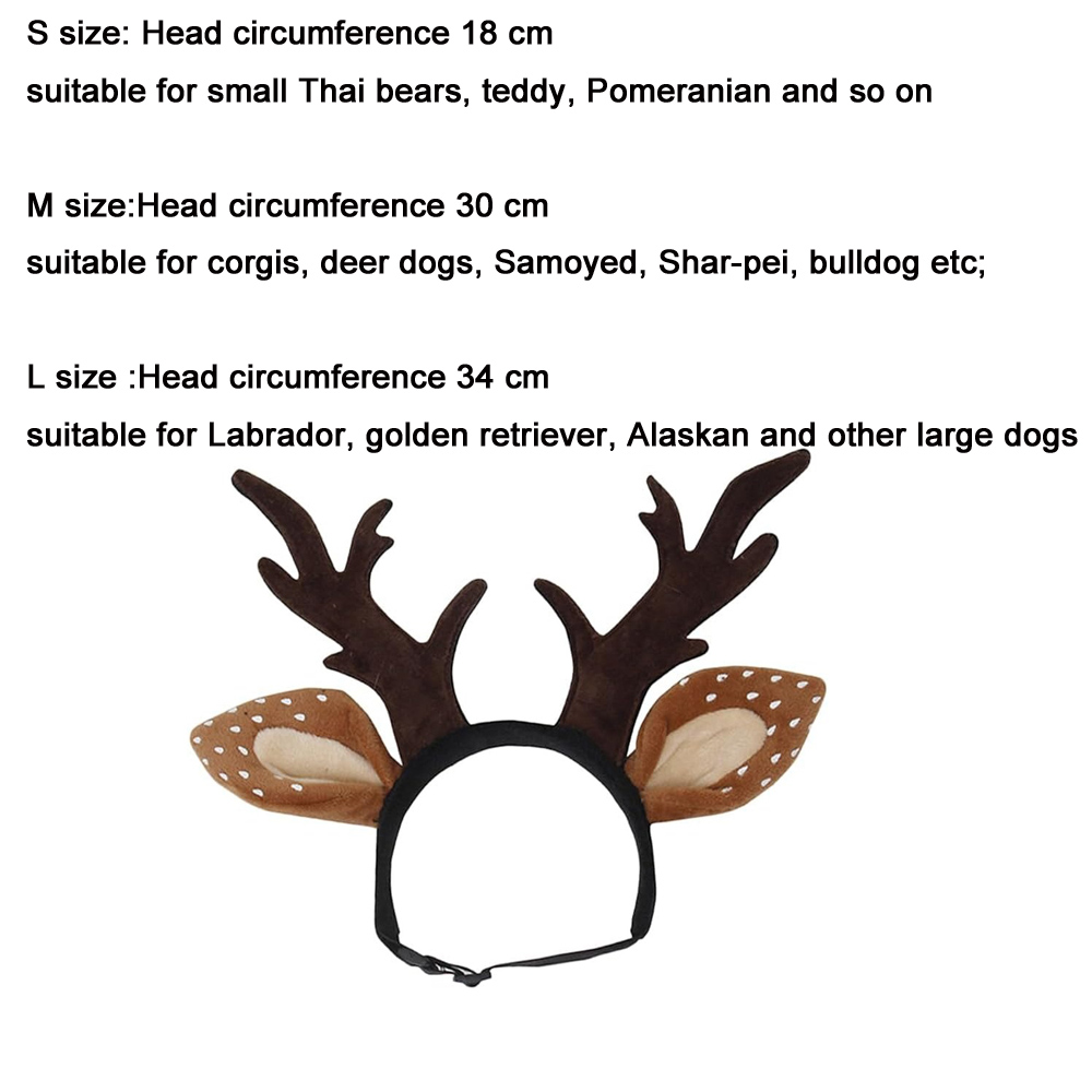 Dogs Headbands Deer Costume Ha – Reindeer Antlers Headband recenzja i cena