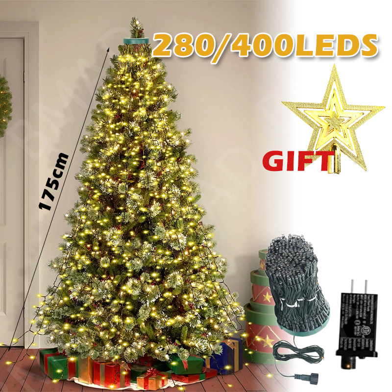 Christmas Tree Waterfall Light – Star Tree Topper recenzja i cena