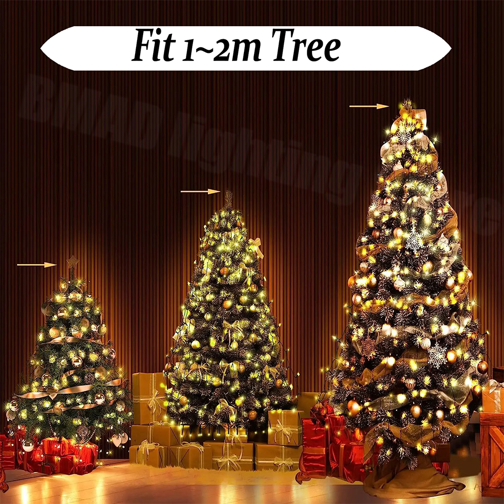 Christmas Tree Waterfall Light – Star Tree Topper recenzja i cena