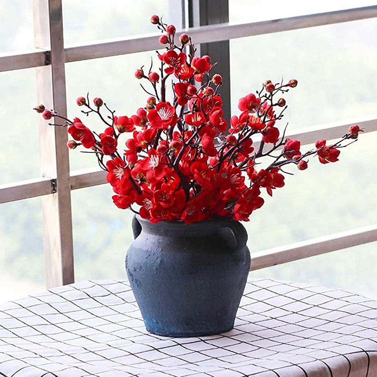 Artificial Flower Spring Plum  – Christmas Wreath Fake recenzja i cena