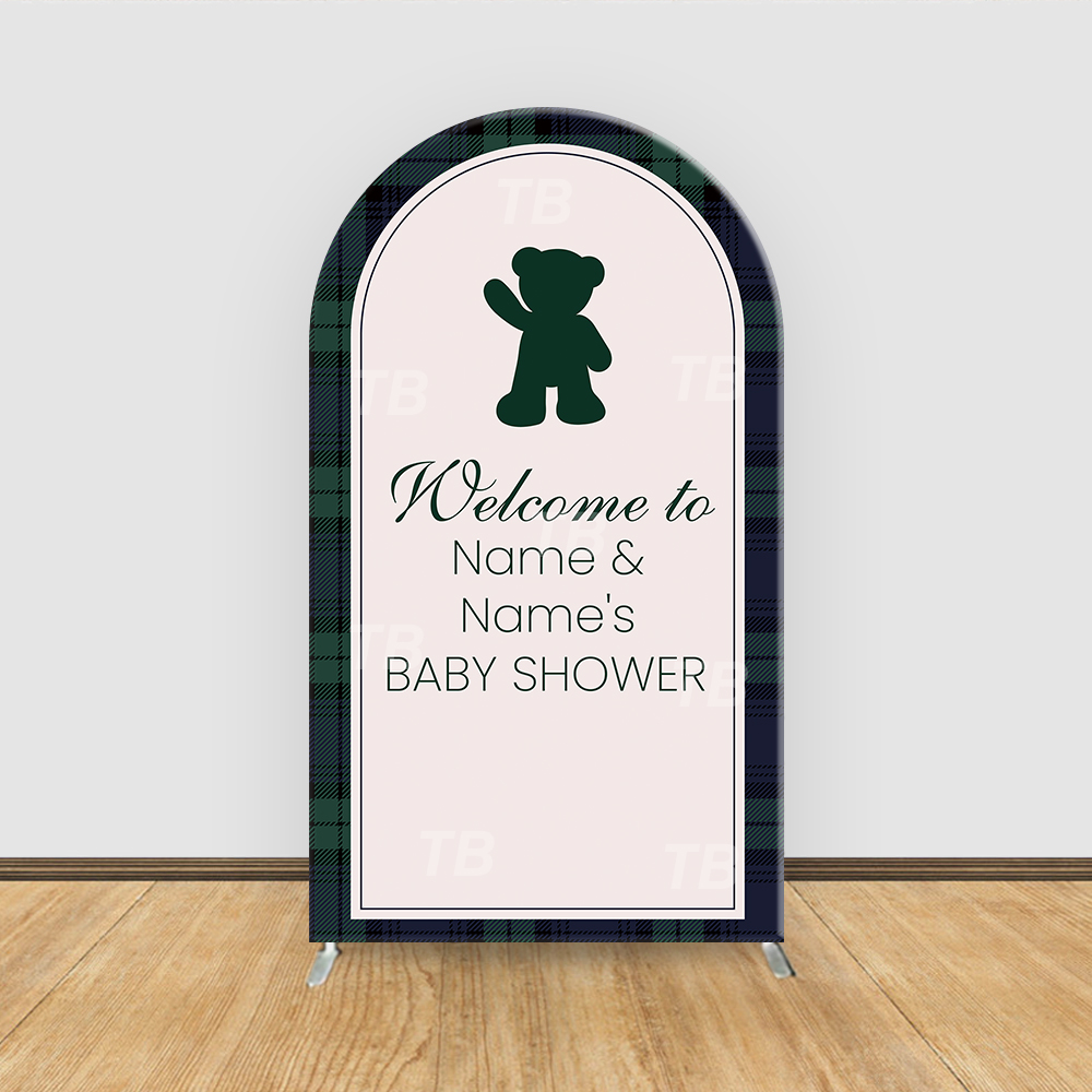 Teddy Bear Plaid Theme Arch Ba – Christmas Throw Blanket recenzja i cena