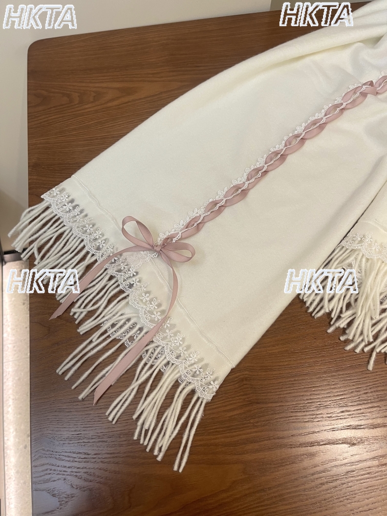 Cute Retro Ribbon Scarves Wome – Ribbon Bow Gift recenzja i cena
