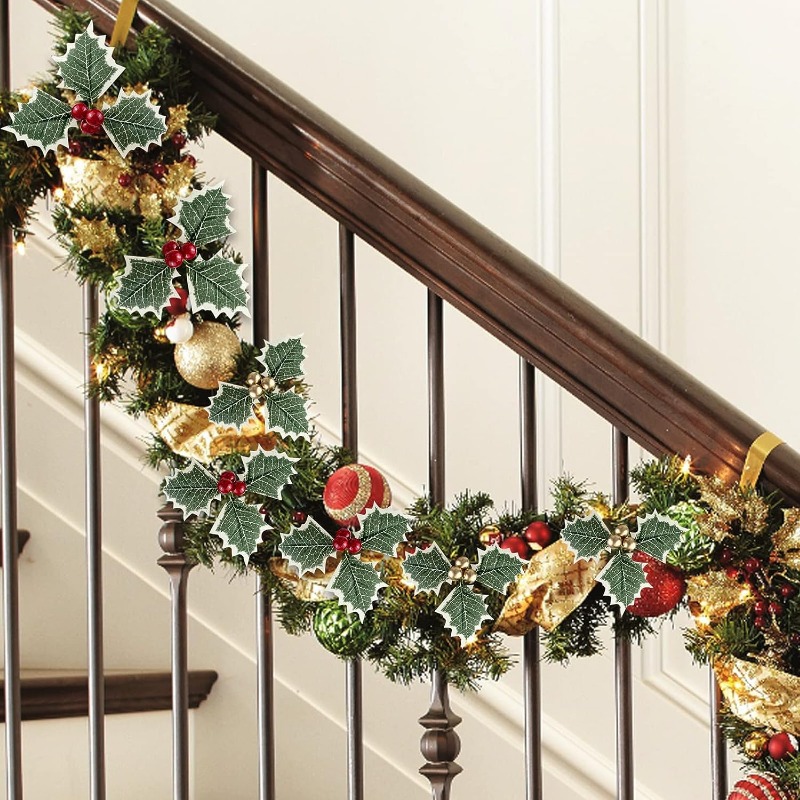 5-50pcs Christmas Holly Berrie – Christmas Wreath Fake recenzja i cena