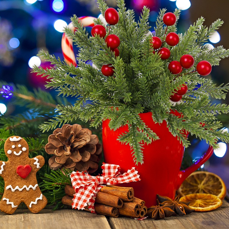 Christmas Artificial Pine Need – Christmas Wreath Fake recenzja i cena