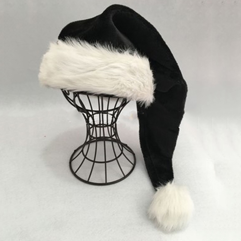 Christmas Santa Hat Black Long – Santa Hat Plush recenzja i cena